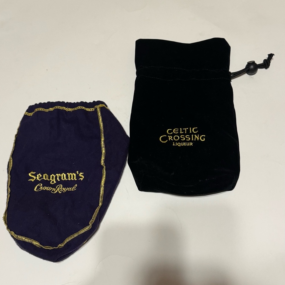 Seagram's Crown Royal and Celtic Crossing Liquor Bags